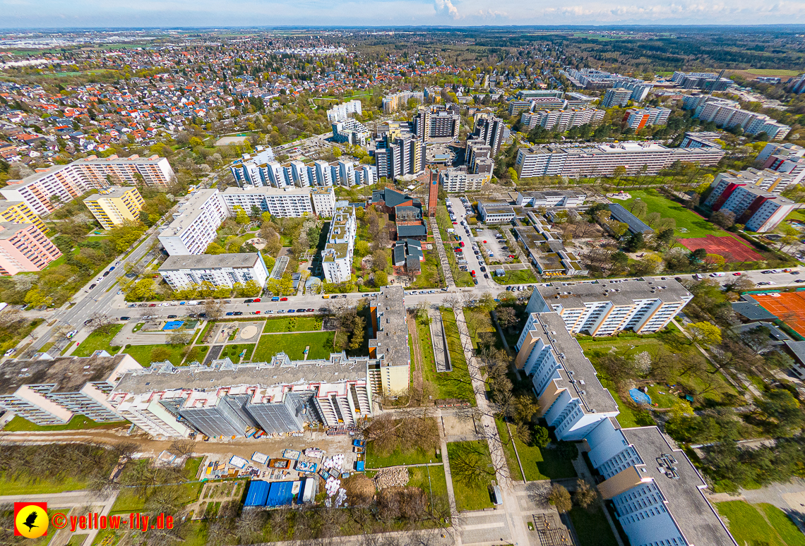 21.04.2023 - Marx-Zentrum und Umgebunbg in Neuperlach